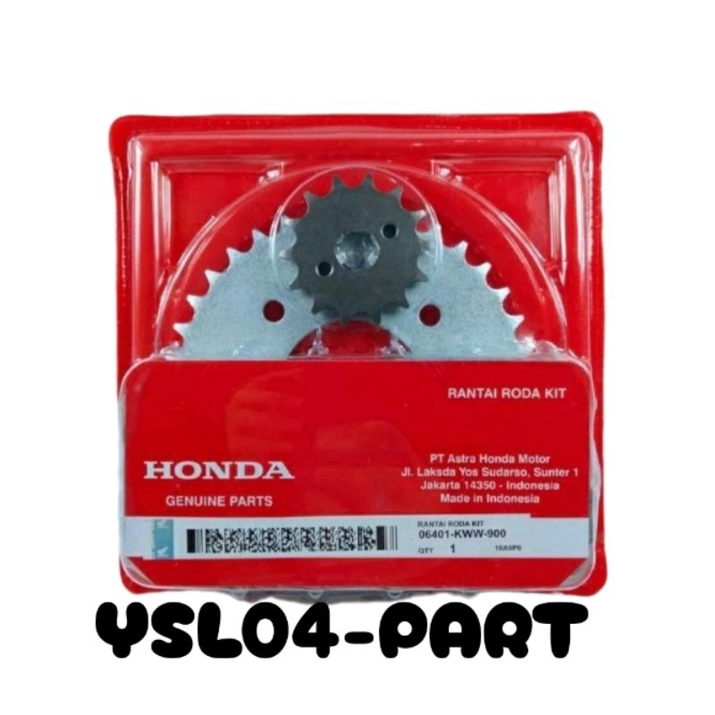 GEAR SET KWW-KWB REVO FI INJEKSI BLADE REVO ABSOLUTE REVO FIT BLADE NEW ORI