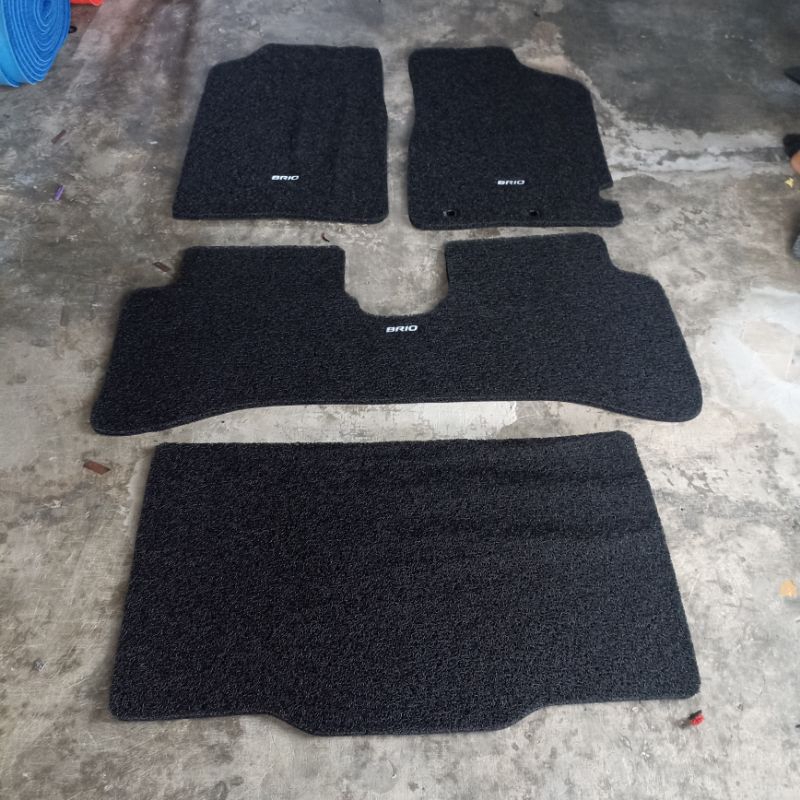 karpet mobil mie honda brio satya brio RS full bagasi