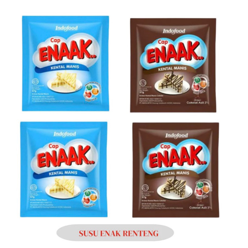 

SUSU KENTAL MANIS CAP ENAK SUSU KENTAL MANIS CAP INDOMILK 1 PACK ISI 6 SACHET