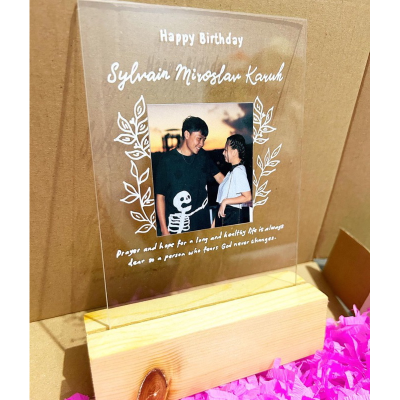 akrilik foto tanpa lampu