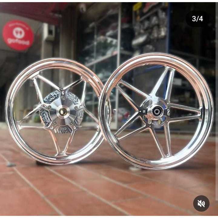 Velg Delkevic X-1 Mio Sporty Mio Soul Mio Karbu  Mio M3 Ring 14 Oren Silver Merah Biru