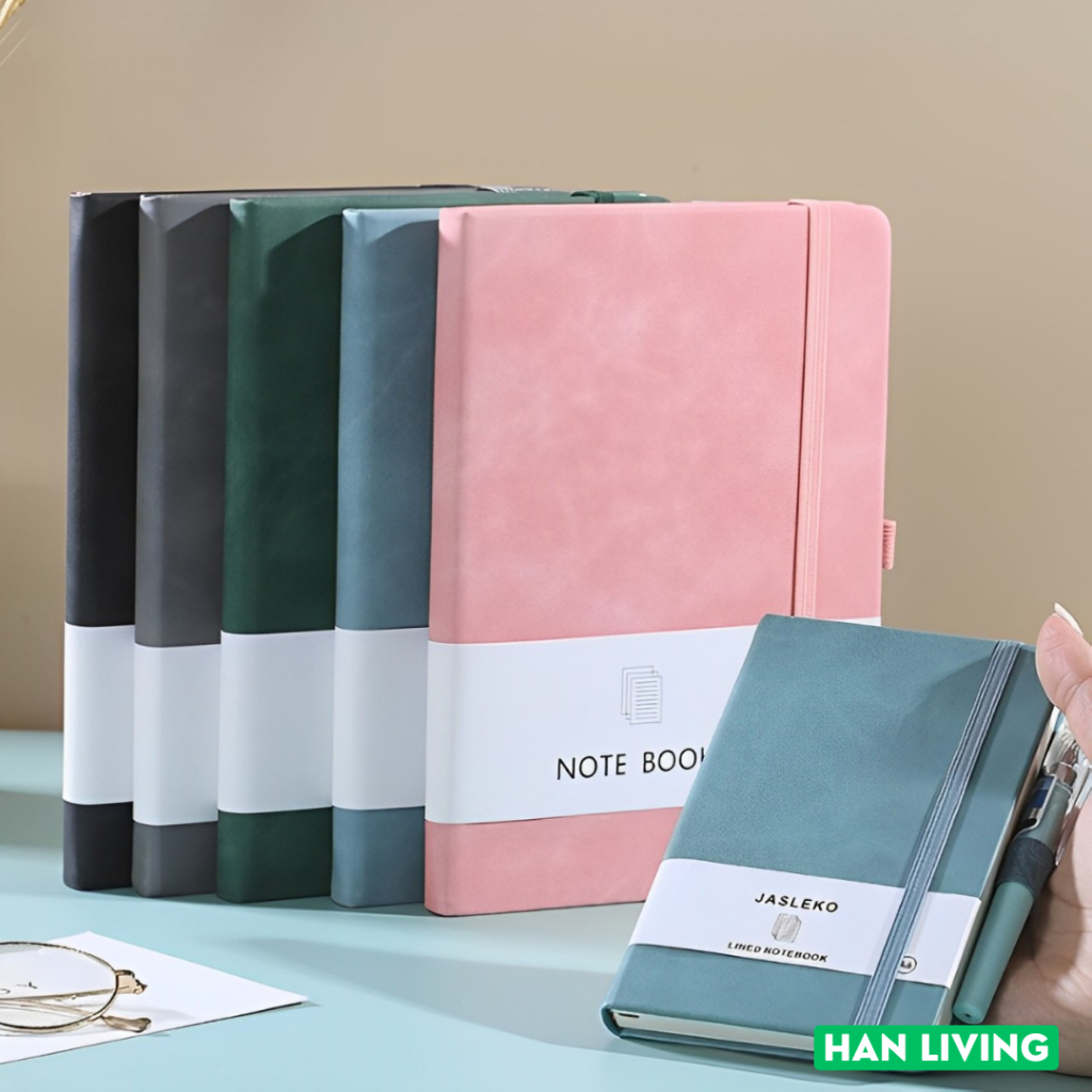 

Buku Catatan Harian Notebook with Pen Holder - Black