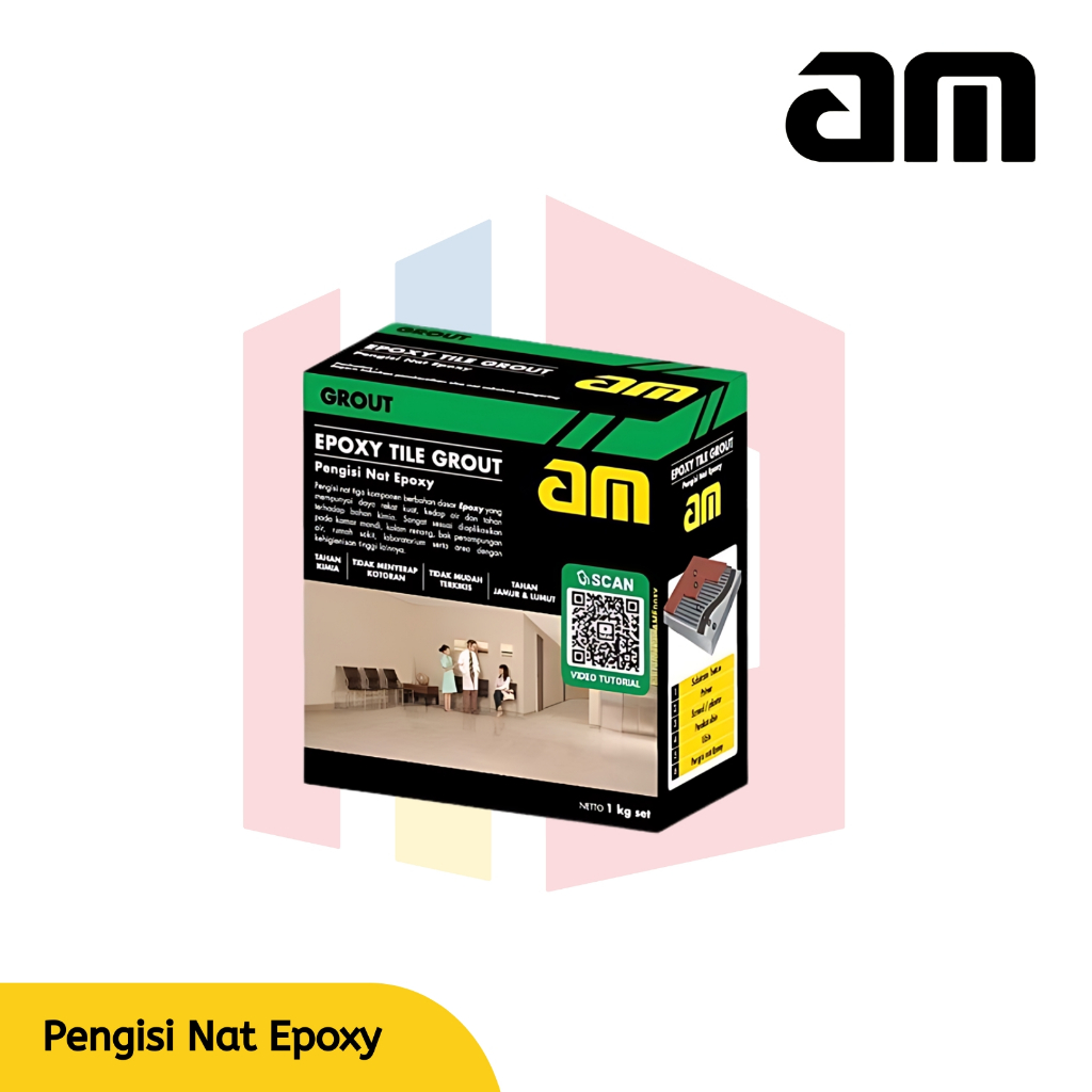 [AM] AM 55 Pengisi Nat Epoxy Seumur Hidup Epoxy Tile Grout