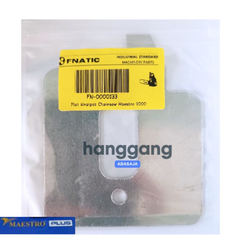 Plat Knalpot Gergaji Mesin Chainsaw untuk Mesin Maestro 9000