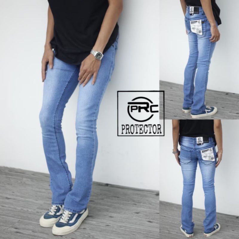 Celana jeans cutbray pria Protector Denim strecht Skinny jeans cutbray Elastis