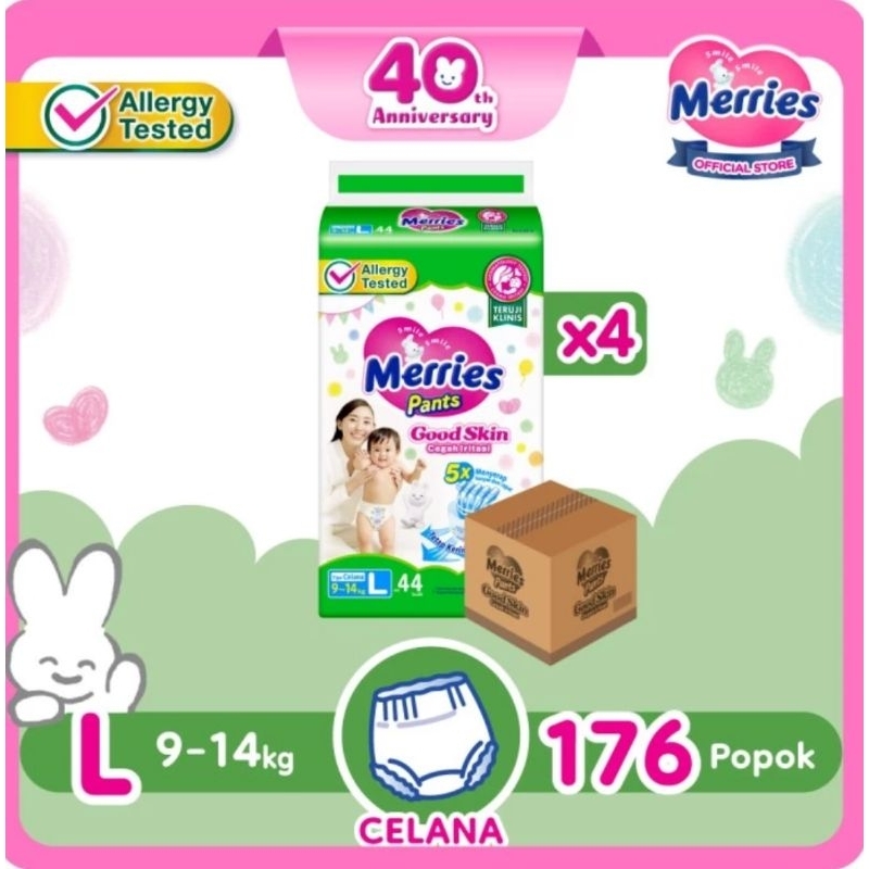 merries L 44 paket 1 karton