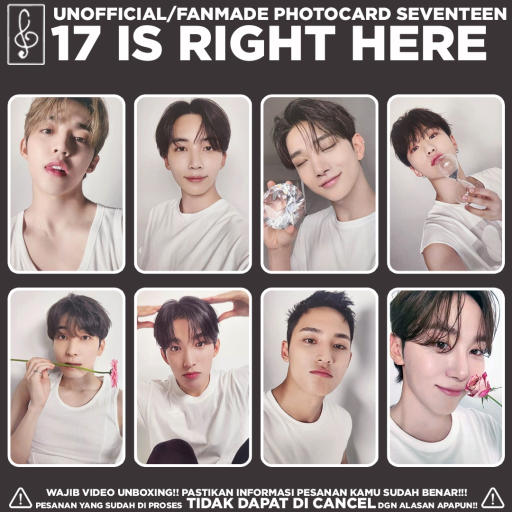[SEVENTEEN] DEAR - 17 IS RIGHT HERE PHOTOCARD UNOFFICIAL