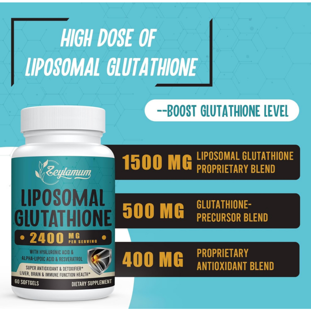 Liposomal Glutathione 2400mg ED 04/2028