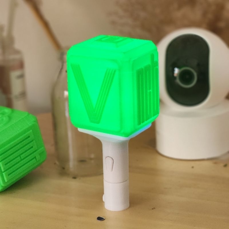 Keyring Mini Lightstick NCT WayV Ver 2| Gantungan Kunci Lightstick WayV Leekbong