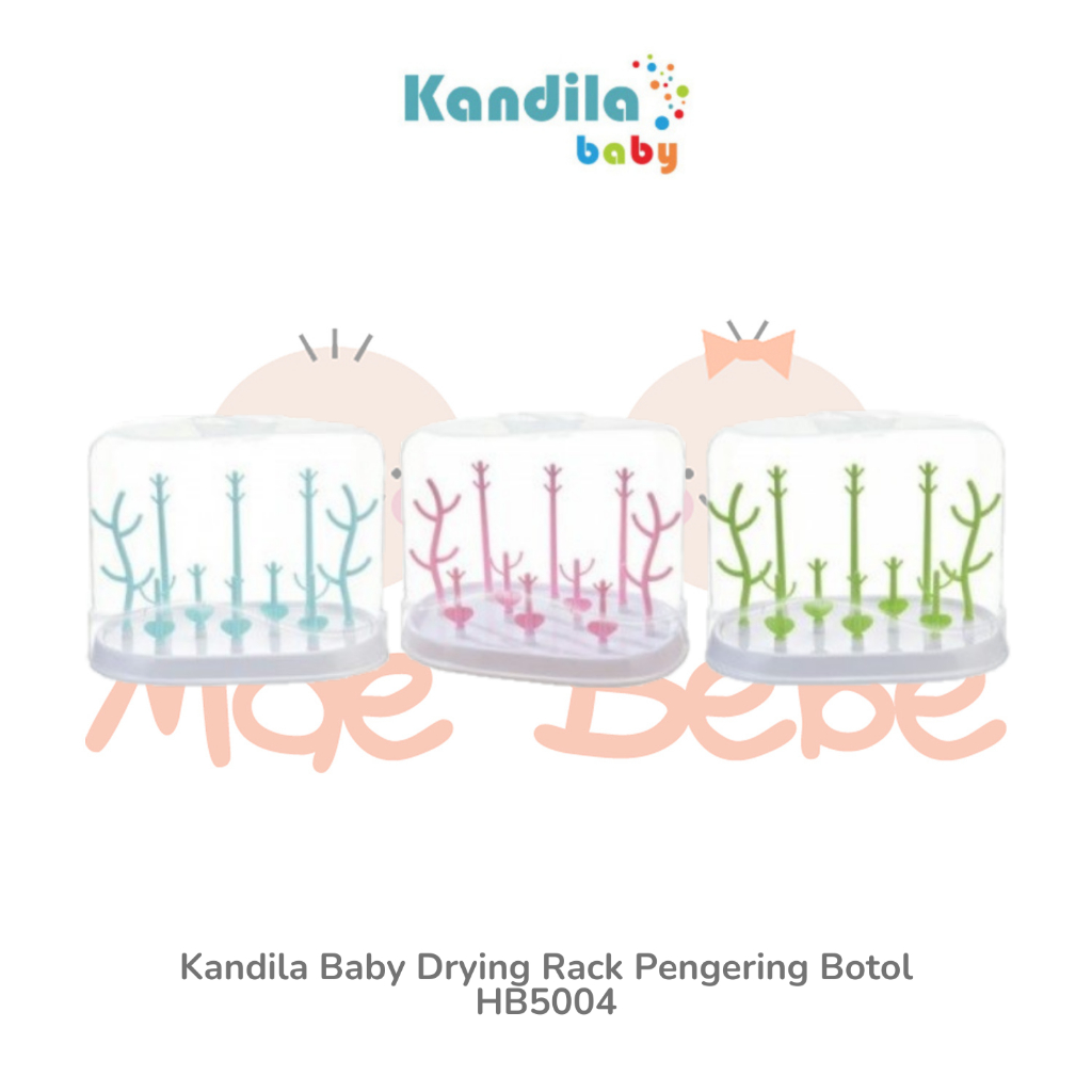 Kandila Baby Drying Rack Rak Pengering Botol Susu Bayi HB5004