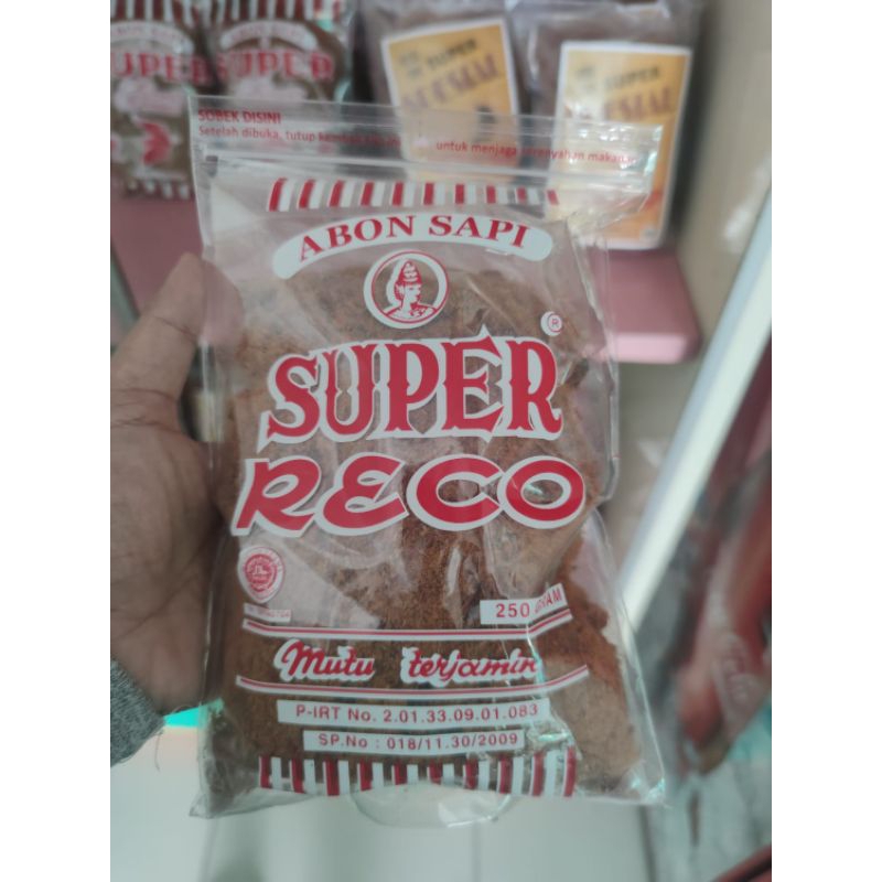 

Abon Sapi Super Reco Kemasan 250gr