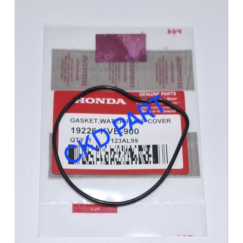 ORING WATER POM PUMP VARIO 110 CARBU 19226-KVB-900 GASKET WATER PUMP COVER