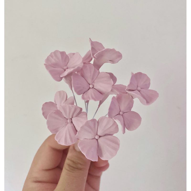 

Sugar Flower Bunga Gumpaste Flower filler Purple