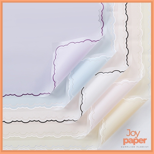 

Flower Wrapping Paper Varian List Cloud Awan Transparan Kertas Buket Bunga Cellophane Florist Kertas Kado KB6180