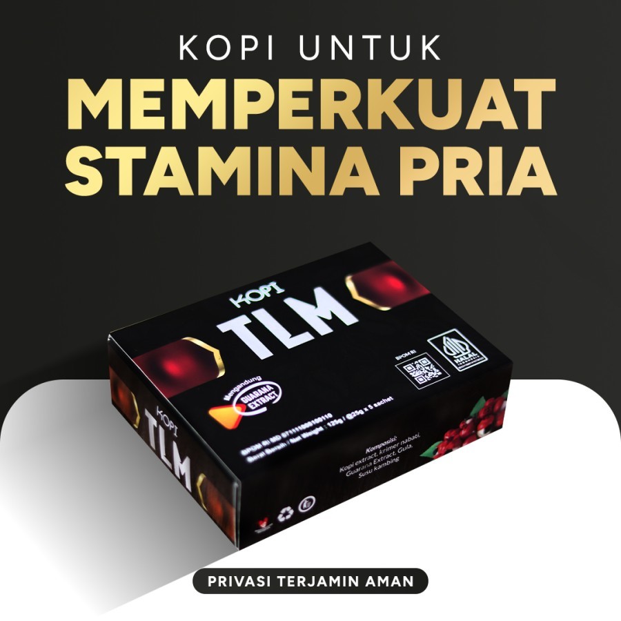 TLM Kopi Kuat Pria Ereksi Joni Tegak Maksimal & Tahan Lama