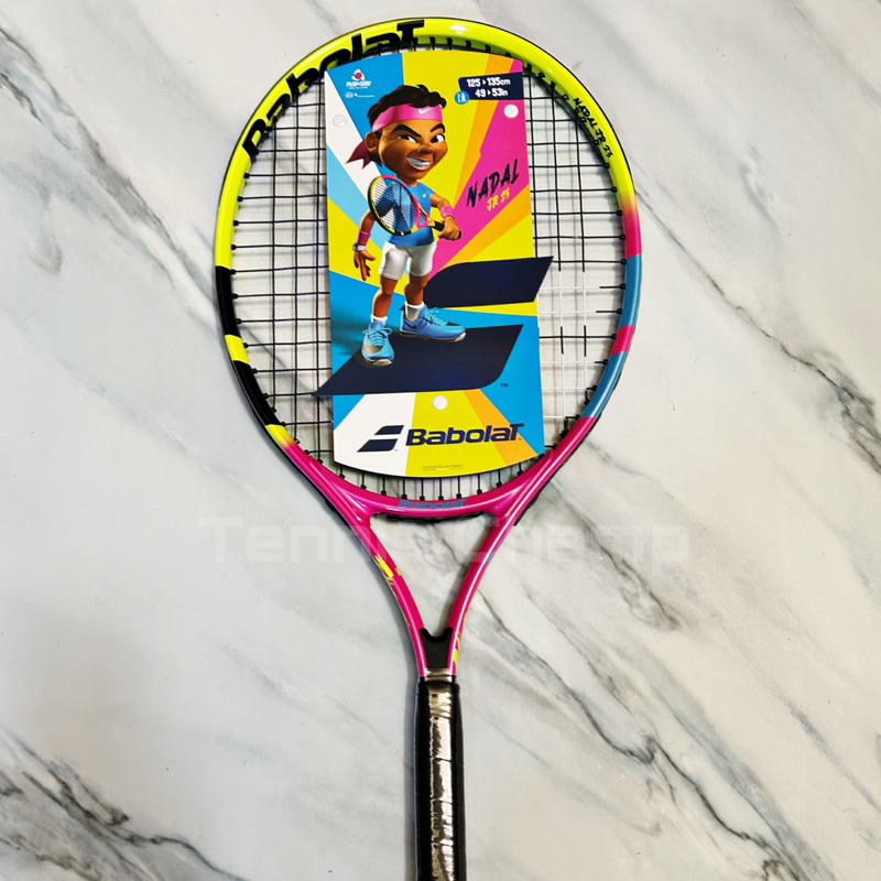 NEW RAKET TENIS BABOLAT NADAL JUNIOR 21 23 25 26/TENNIS RACKET BABOLAT ANAK ORIGINAL