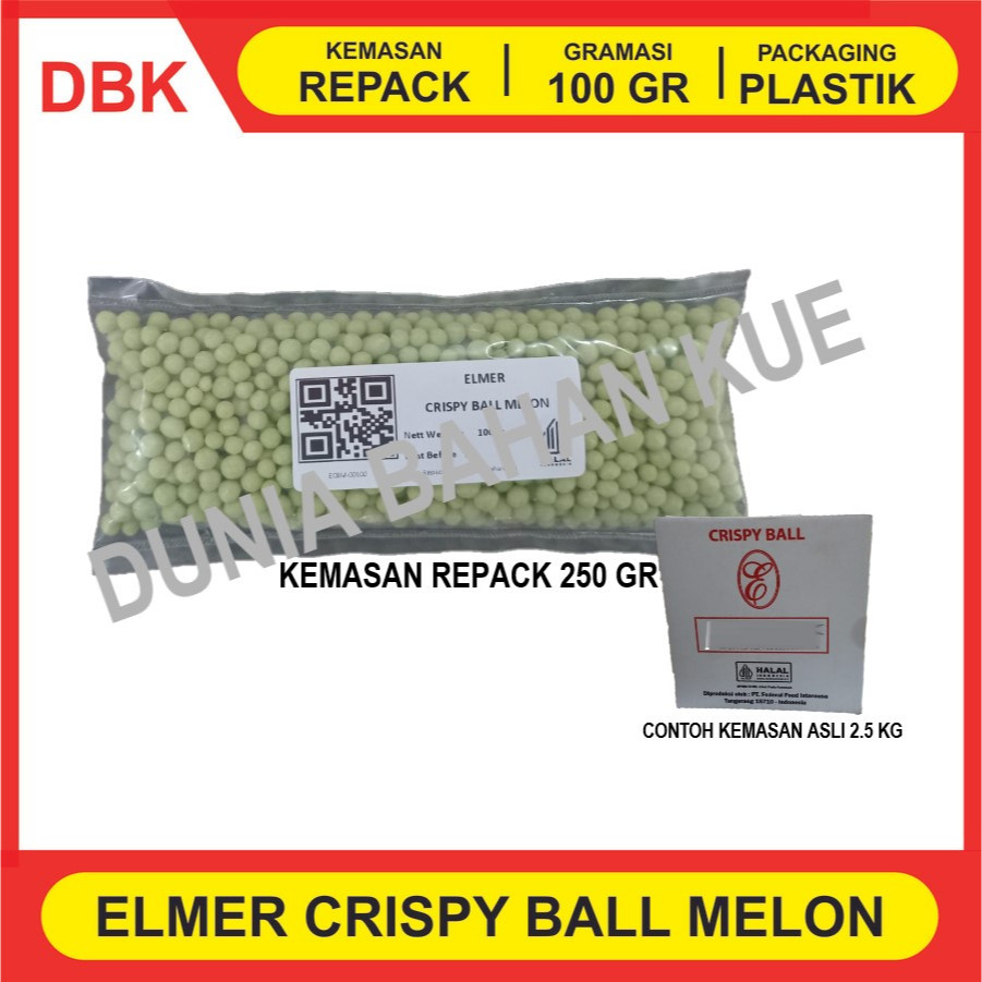 

ELMER CRISPY BALL 100 GR - MELON