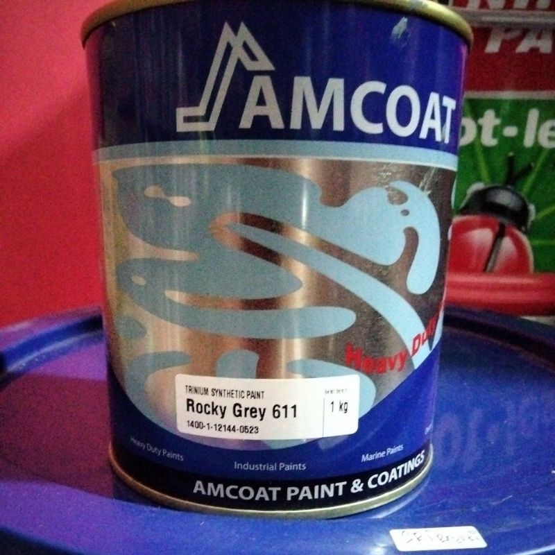cat kayu dan besi abu abu 1kg/CAT MINYAK