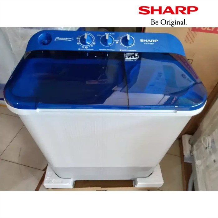 SHARP ES T 65 NT BL/GY MESIN CUCI 6 KG / EST65NT