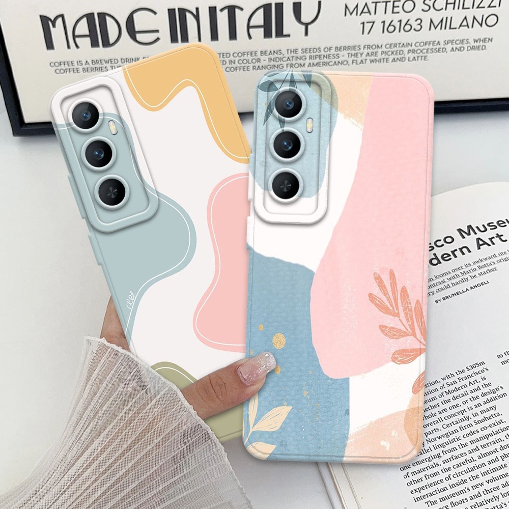 Case Hp Realme C65 4G 2024 Terbaru - Fashion Case Abstrak (SK15) - Casing Realme C65 - Softcase Prok