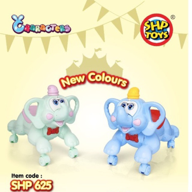 Mainan anak dorong karakter gajah gemoy GOL 625 SHP Toys kado anak