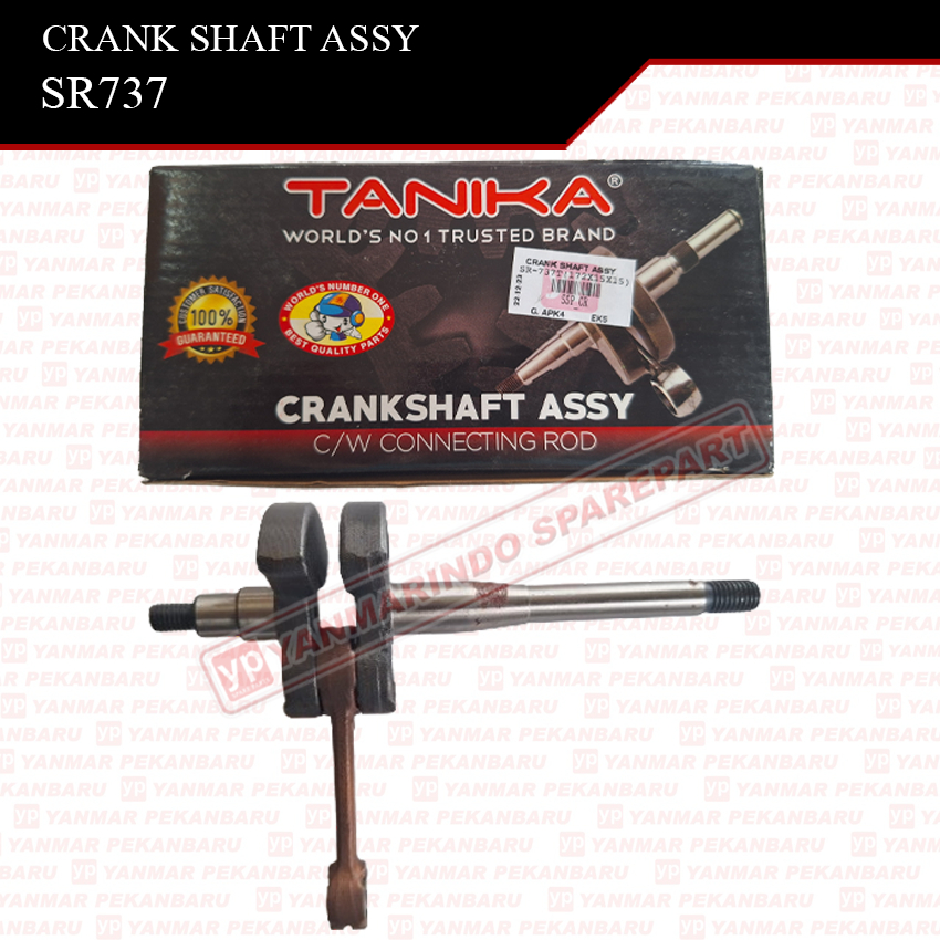 TNK SR737 Crankshaft Crank Shaft Kruk Kur Kor As Mist Blower Mesin Pengabut Tekanan