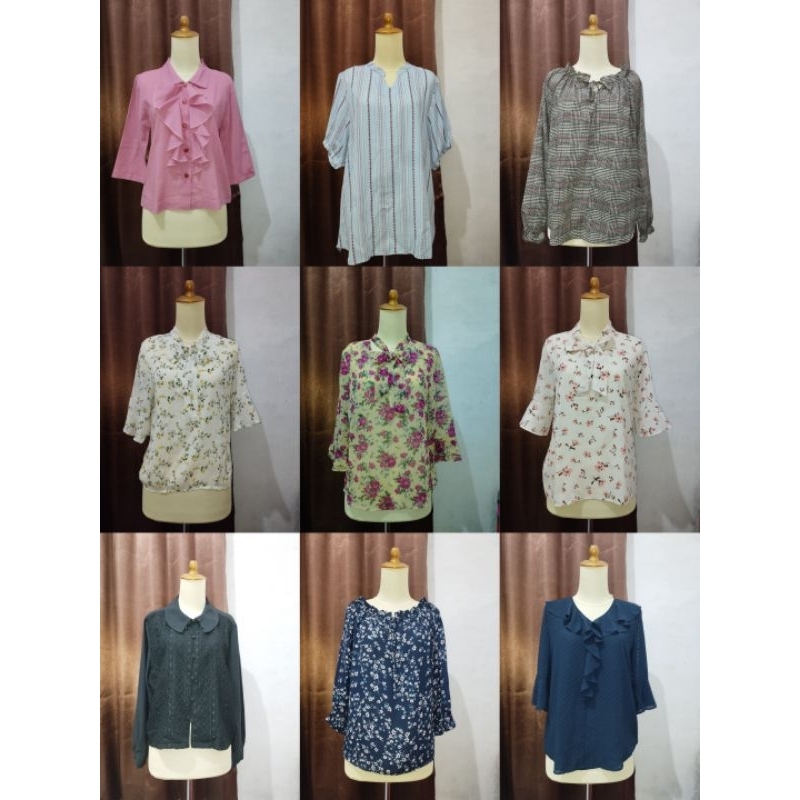 Atasan / Blouse / Kaos korea casual / sale habiskan stok