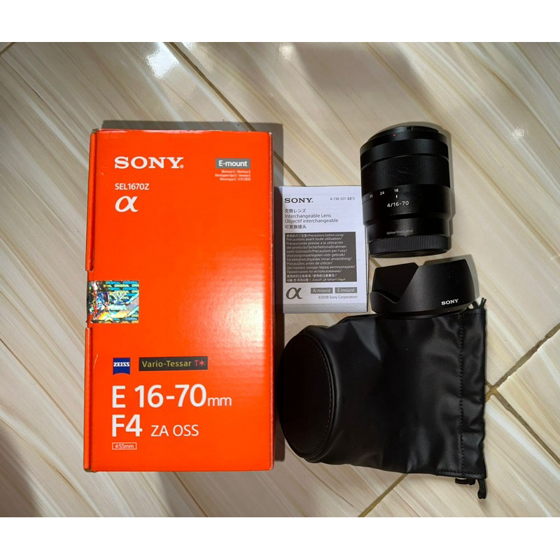 (second) lensa sony sel1670z e16-70mm f4za oss