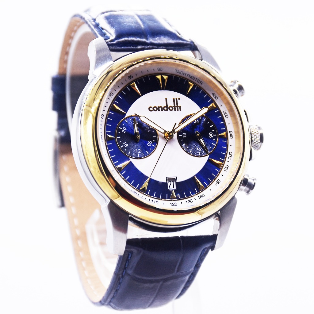 Jam Tangan Pria Condotti CN9132-BR01-L26/ CN9132-SG01-L04 / CN9132-B06-L03 Original