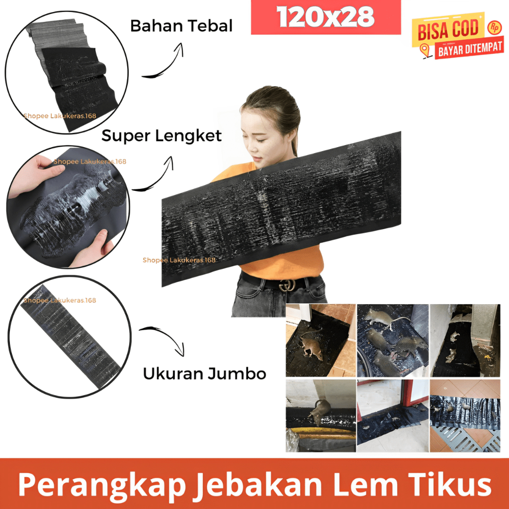 Perangkap Jebakan  Lem Tikus - Magic karpet lem tikus - lem tikus super lengket