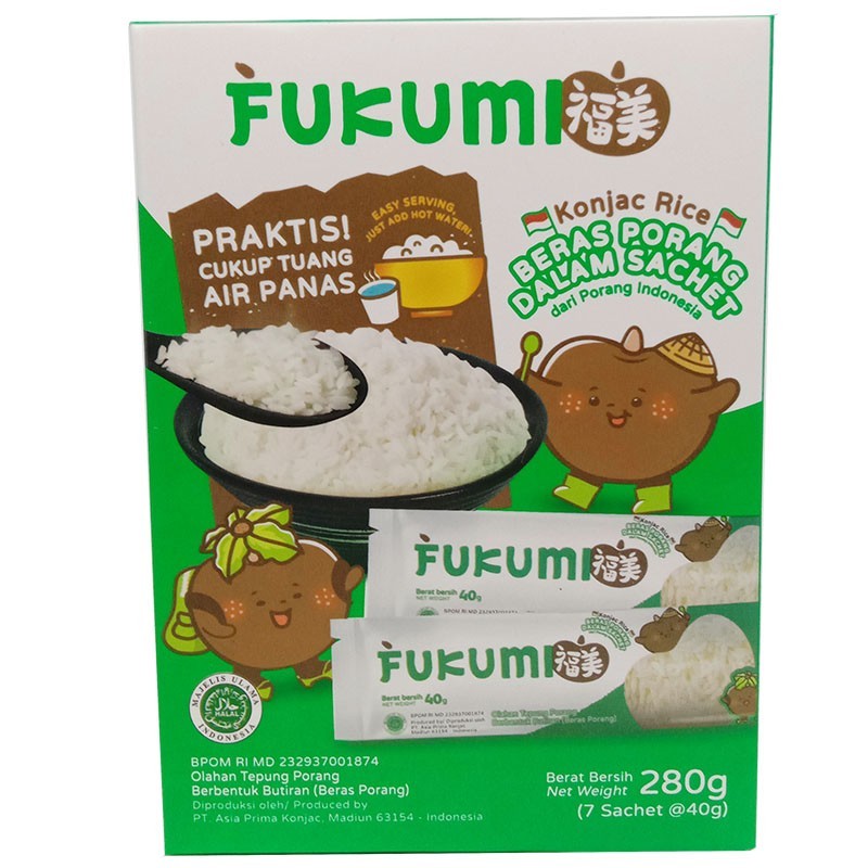 

FUKUMI KONJAC BERAS PORANG 280 GRAM ISI 7 SACHET