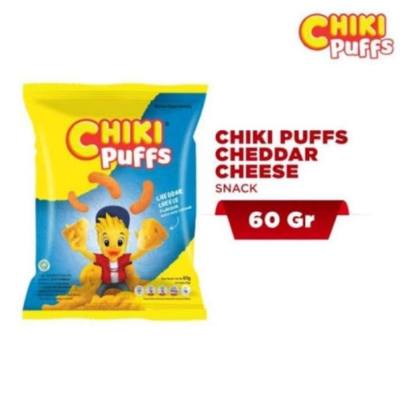 

Chiki puffs makanan ringan cheddar cheese 60gr