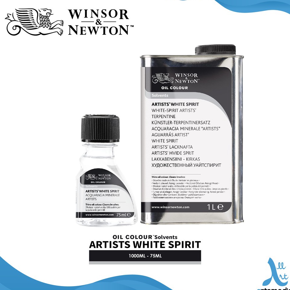 

Winsor Newton Artists White Spirit Solvent Oil Painting ART R8H3