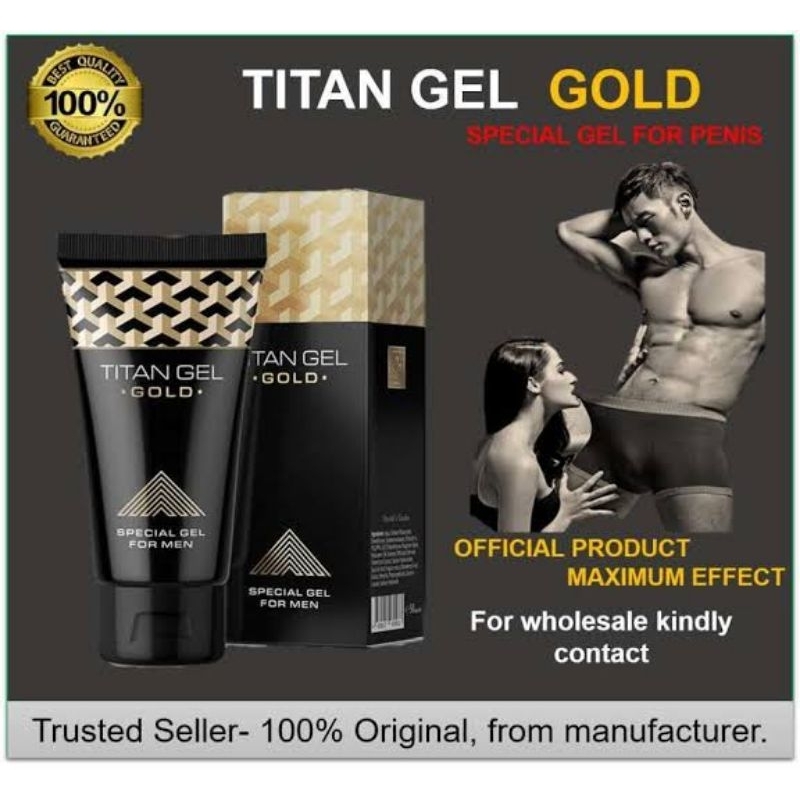 TITAN GEL GOLD ORIGINAL ASLI BPOM I OBAT OLES TITAL GEL ASLI BPOM
