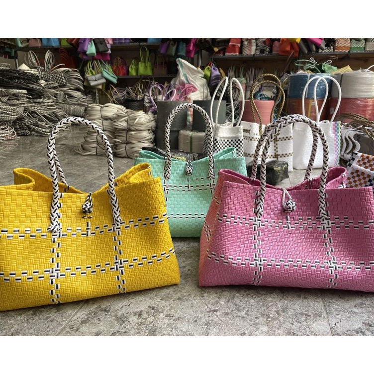 Gaya Tas Wanita Jumbo Jali Terbaru Premium  Petty XXL  Tas Anyaman Jumbo Premium  Tas Serbaa  Origin