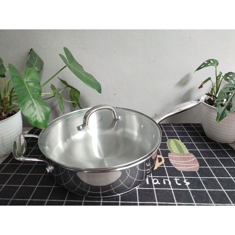 Sauce Pan Tivoli 26cm Wajan Stainless Steel Maxim Export