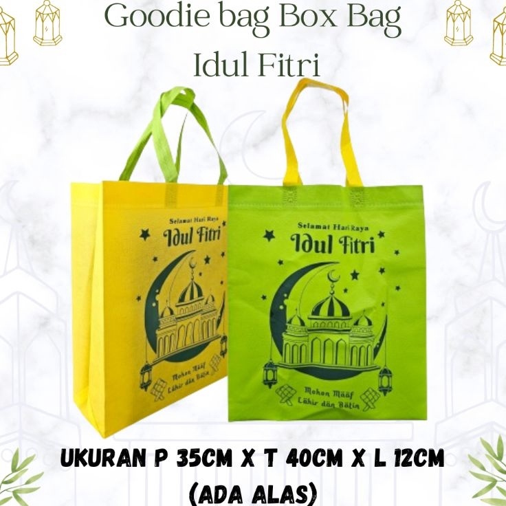 

Kirim Sekarang Goodie bag lebaran BB 35x4x12 Lusinan isi 12pcs bagian bawah ada lebar NEW PRODUCT Tas spundbond