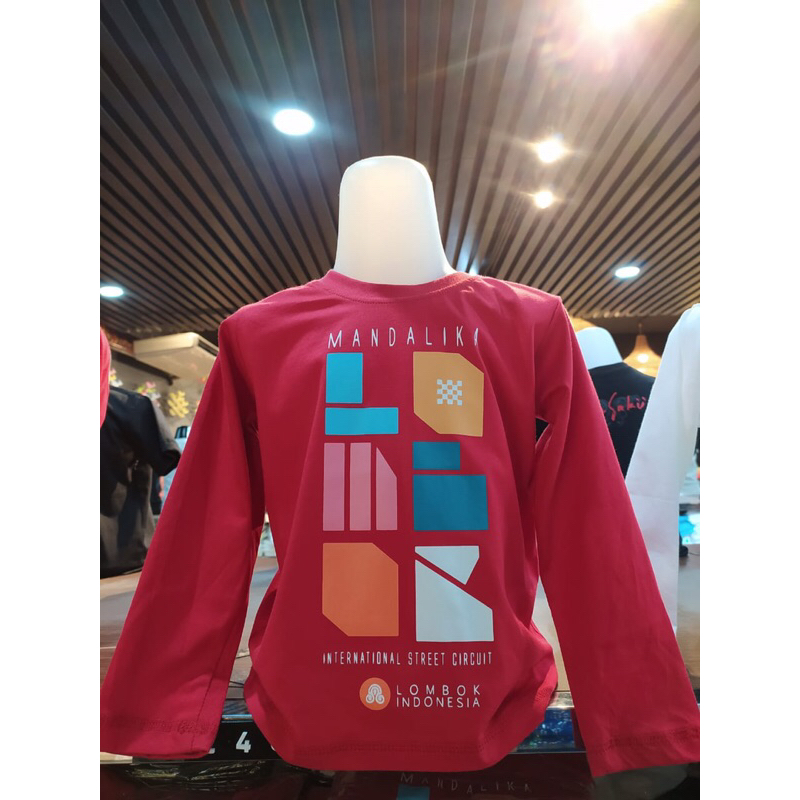 KAOS SASAKU - PUZZLE MERAH LENGAN PANJANG ANAK