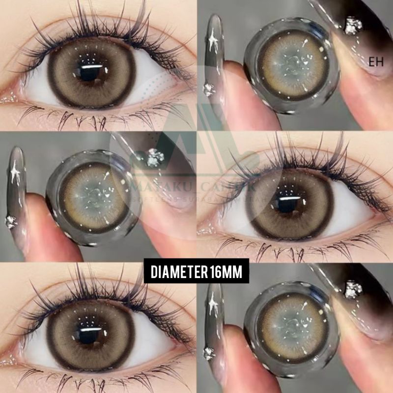 DaRL Brown Softlens Mata Boneka Brown Diameter 16MM | Softlens Mata barbie Brown | Softlens Warna Co