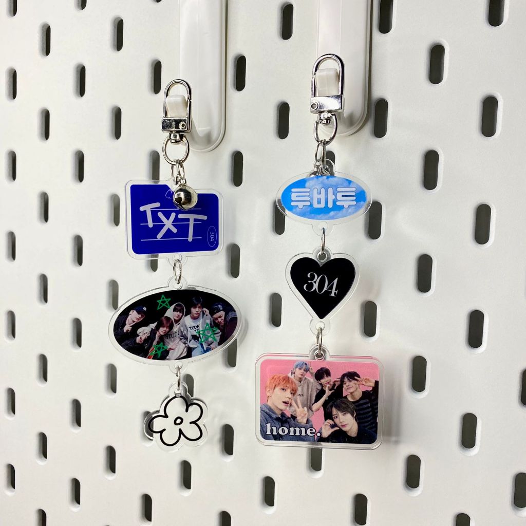 DUBABELL keychain by dollarsign studio [ gantungan kunci TXT Tomorrow X Together ]