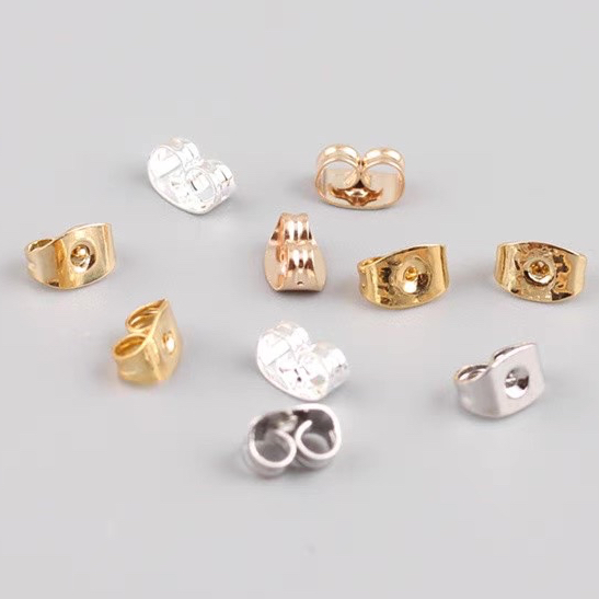 kaelynglam Per Pasang earstuds / belakang anting / stainless / silver / gold / emas / perak