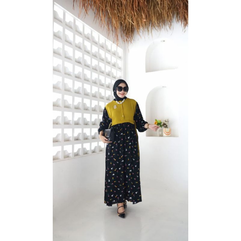 dres kekinian/dress terbaru/gamisterbaru/dress/rayon/gamis bunga/daster rayon/dress crinkle/daster c