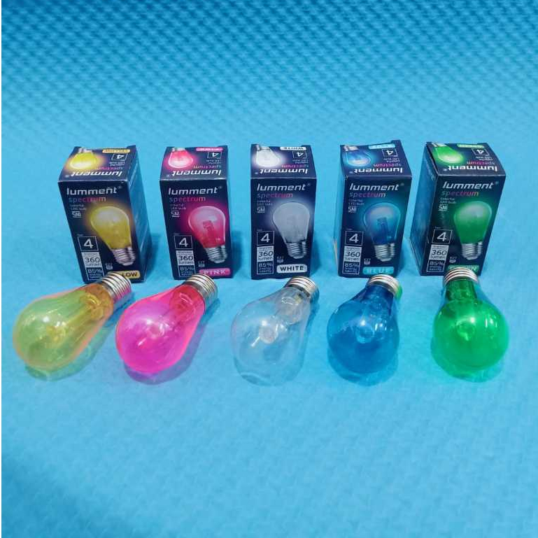 Bola lLampu Cafe LED Warna warni Lumment