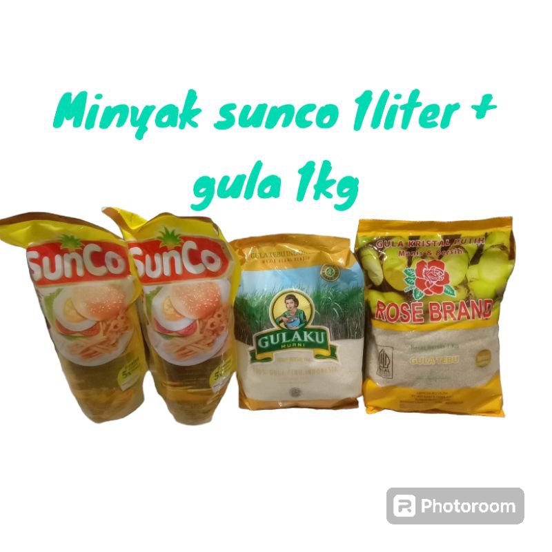 

sunco 1 liter + gula 1kg