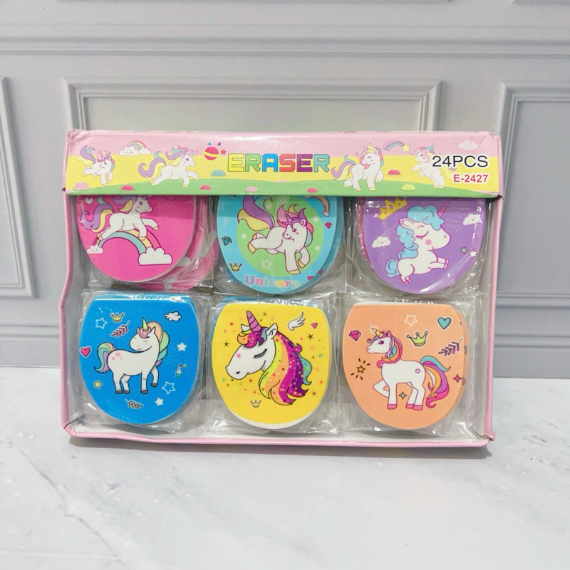 

Penghapus Pensil Unicorn dan Sanrio