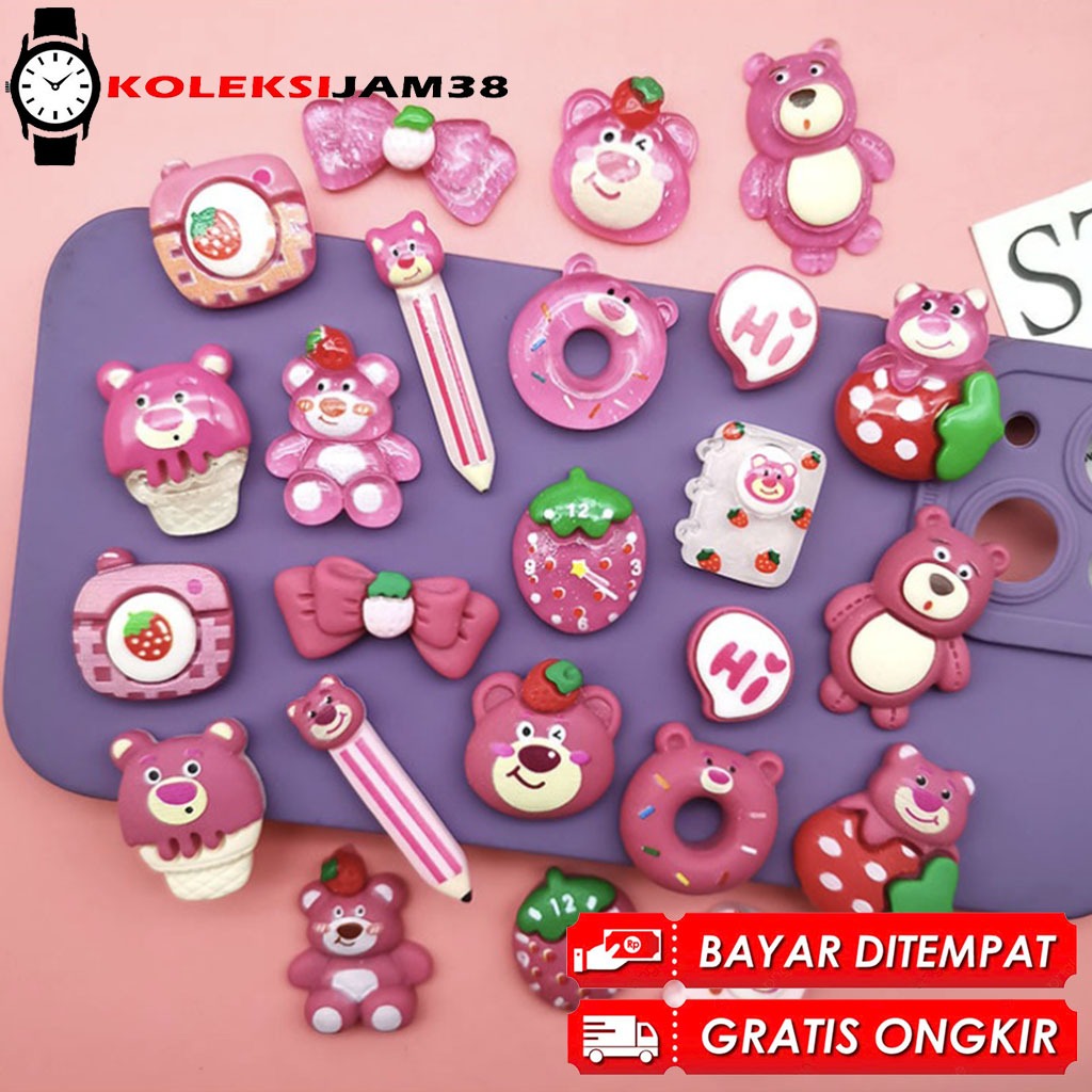 

Stiker 3D Resin Clay DIY Lotso Purple Lucu Buat Dekor / Tempel Di Gantungan Kunci DIY Botol Minum Kotak Pensil Case HP Stiker 3D Pink Aesthetic PIN Motif Lotso