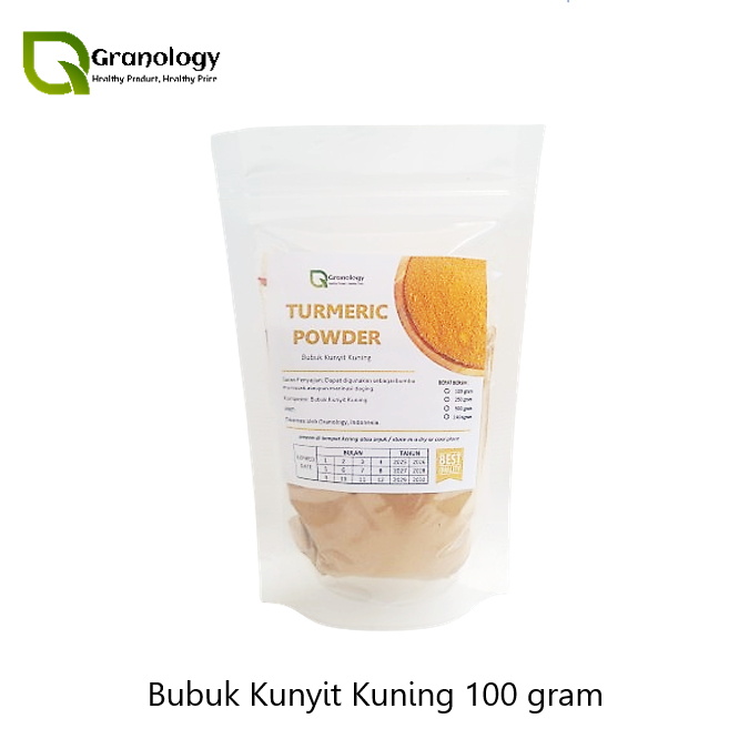 

Kunyit Kuning Bubuk / Turmeric Powder (100 gram) by Granology