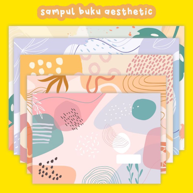

ISI 1 PCS SAMPUL BUKU AESTHETIC ART C7V7