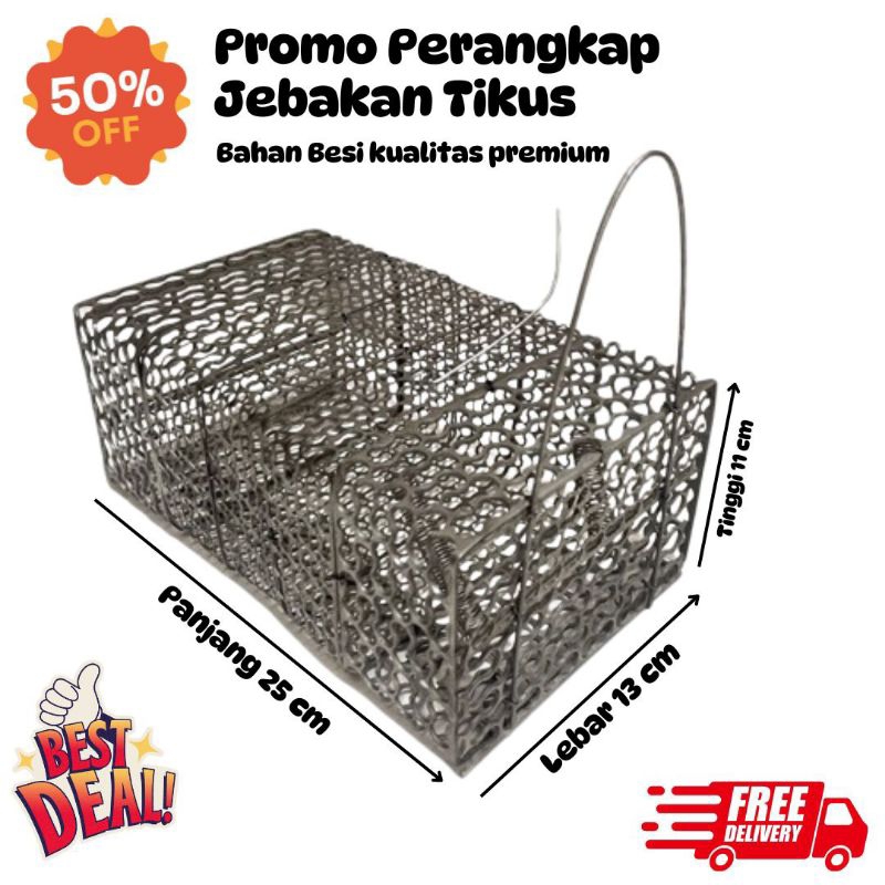 jebakan tikus-perangkap tikus baja kuat-kandang tikus hitam-perangkap tikus-penagkap tikus