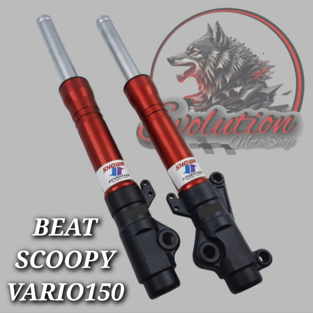 Shock depan VARIO NEW - BEAT FI - SCOOPY - MIO Shock assy komplit depan variasi matic pnp mio beat v